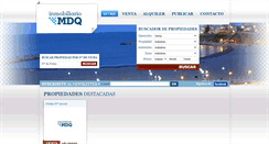 Desktop Screenshot of inmobiliariomdq.com